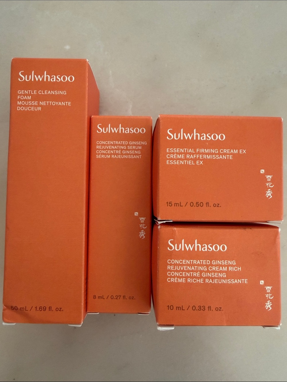 Sulwhasoo Skincare Set — Orange